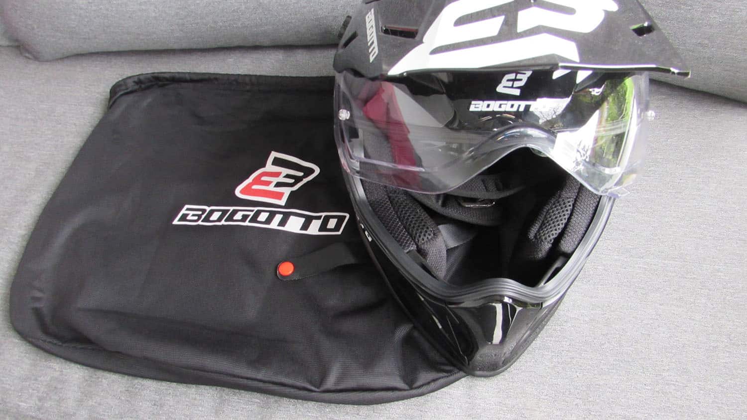 Enduro Motocross Helm Bogotto V331 - Helm Grösse Large